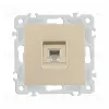 Розетка телефонная RJ11 Arte Milano 206.51-1.shampan 206.51-1.shampan - 4