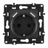 Розетка с заземлением, шторками + 2 USB Arte Milano 217.47-1.black 217.47-1.black - 4
