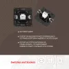 Розетка RJ45 Arte Milano 217.45-1.black 217.45-1.black - 2
