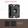 Розетка RJ45 Arte Milano 217.45-1.black 217.45-1.black - 1