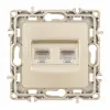 Розетка RJ45 Arte Milano 217.45-2.shampan 217.45-2.shampan - 4