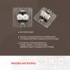 Розетка RJ45 Arte Milano 217.45-2.shampan 217.45-2.shampan - 2