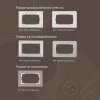 Розетка двойная с заземлением Arte Milano 203.40-2.silver 203.40-2.silver - 3