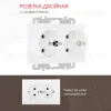 Розетка двойная с заземлением Arte Milano 206.40-2.white 206.40-2.white - 1