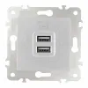 Розетка USB 2.1А+1А Arte Milano 203.46-1.silver 203.46-1.silver - 6