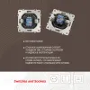 Розетка RJ45 Arte Milano 203.45-1.shampan 203.45-1.shampan - 2