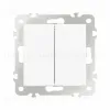 Выключатель двухклавишный Arte Milano 206.30-2.white 206.30-2.white - 4