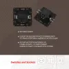 Розетка USB 2.1А+1А Arte Milano 217.46-1.shampan 217.46-1.shampan - 2