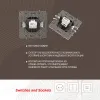 Розетка RJ45 Arte Milano 217.45-1.shampan 217.45-1.shampan - 2