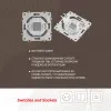 Декоративная заглушка Arte Milano 202.50-1.silver 202.50-1.silver - 2