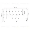 Гирлянда Бахрома Uniel Sky ULD-B10008-480/TTK WHITE IP44 UL-00012069 ULD-B10008-480/TTK WHITE IP44 - 11