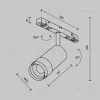 Трековый магнитный светильник Maytoni Focus Zoom TR211-1-12W2.7K-Z-B TR211-1-12W2.7K-Z-B - 11