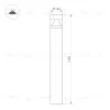 Ландшафтный светильник Arlight LGD-LANDMARK-BOLL-H1200-20W Warm3500-MIX 047692 047692 - 8