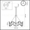 Подвесная люстра Odeon Light Toscana 5448/40L 5448/40L - 4