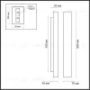 Настенный светильник Odeon Light Travertino 6625/10WL 6625/10WL - 5