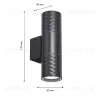Уличный настенный светильник Favourite Bonum 4659-2W 4659-2W - 3