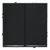 Выключатель двухклавишный с подсветкой Voltum S70 VLS020207 (графит) VLS020207 - 1