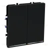 Выключатель двухклавишный с подсветкой Voltum S70 VLS020207 (графит) VLS020207 - 4
