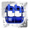Розетка компьютерная двойная Voltum S70 VLS060201 (белый глянцевый) VLS060201 - 5