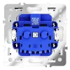 Розетка с защитными шторками и крышкой Voltum S70 VLS040303 (кашемир) VLS040303 - 5