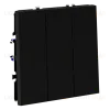Выключатель трехклавишный Voltum S70 VLS030108 (черный матовый) VLS030108 - 3