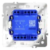 Проходной переключатель двухклавишный Voltum S70 VLS020301 (белый глянцевый) VLS020301 - 6