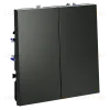 Выключатель с самовозвратом двухклавишный Voltum S70 VLS020606 (титан) VLS020606 - 5