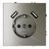 Розетка с USB, А+А Voltum S70 VLS040404 (шелк) VLS040404 - 1