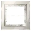 Рамка на 1 пост Voltum S70 VLS110103 (кашемир, стекло) VLS110103 - 1