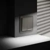 Выключатель двухклавишный с подсветкой Voltum S70 VLS020204 (шелк) VLS020204 - 4