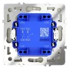 Выключатель двухклавишный Voltum S70 VLS020105 (сталь) VLS020105 - 5