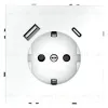 Розетка с USB, A+C Voltum S70 VLS040502 (белый матовый) VLS040502 - 1