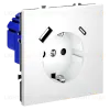 Розетка с USB, A+C Voltum S70 VLS040502 (белый матовый) VLS040502 - 4
