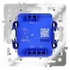 Проходной переключатель одноклавишный с подсветкой Voltum S70 VLS010403 (кашемир) VLS010403 - 6