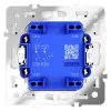 Выключатель с самовозвратом двухклавишный Voltum S70 VLS020601 (белый глянцевый) VLS020601 - 6
