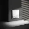Выключатель с самовозвратом двухклавишный Voltum S70 VLS020601 (белый глянцевый) VLS020601 - 4