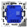 Проходной переключатель одноклавишный с подсветкой Voltum S70 VLS010408 (черный матовый) VLS010408 - 6