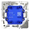 Выключатель двухклавишный с подсветкой Voltum S70 VLS020205 (сталь) VLS020205 - 5