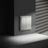 Выключатель двухклавишный с подсветкой Voltum S70 VLS020205 (сталь) VLS020205 - 6