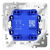 Выключатель двухклавишный с подсветкой Voltum S70 VLS020203 (кашемир) VLS020203 - 4