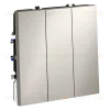 Выключатель трехклавишный Voltum S70 VLS030103 (кашемир) VLS030103 - 3