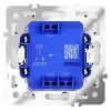 Переключатель 1-клавишный проходной с подсветкой Voltum S70 VLS010401 (белый глянцевый) VLS010401 - 6
