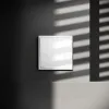 Переключатель 1-клавишный проходной с подсветкой Voltum S70 VLS010401 (белый глянцевый) VLS010401 - 2
