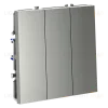 Выключатель трехклавишный Voltum S70 VLS030105 (сталь) VLS030105 - 7