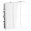 Выключатель трехклавишный Voltum S70 VLS030101 (белый глянцевый) VLS030101 - 4