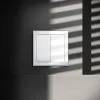 Выключатель двухклавишный Voltum S70 VLS020101 (белый глянцевый) VLS020101 - 2