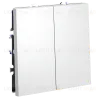 Проходной переключатель двухклавишный Voltum S70 VLS020302 (белый матовый) VLS020302 - 4