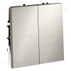 Выключатель двухклавишный Voltum S70 VLS020103 (кашемир) VLS020103 - 7