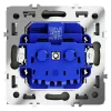 Розетка с защитными шторками и крышкой Voltum S70 VLS040308 (черный матовый) VLS040308 - 5