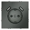 Розетка с USB, А+А Voltum S70 VLS040406 (титан) VLS040406 - 1